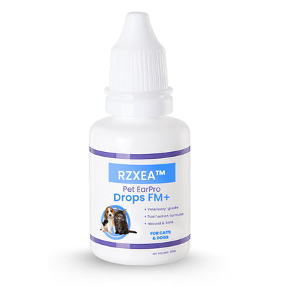 ✨RZXEA™ Pet EarPro Drops FM+| Vet-Grade Relief for Mites, Yeast & Odor ✨