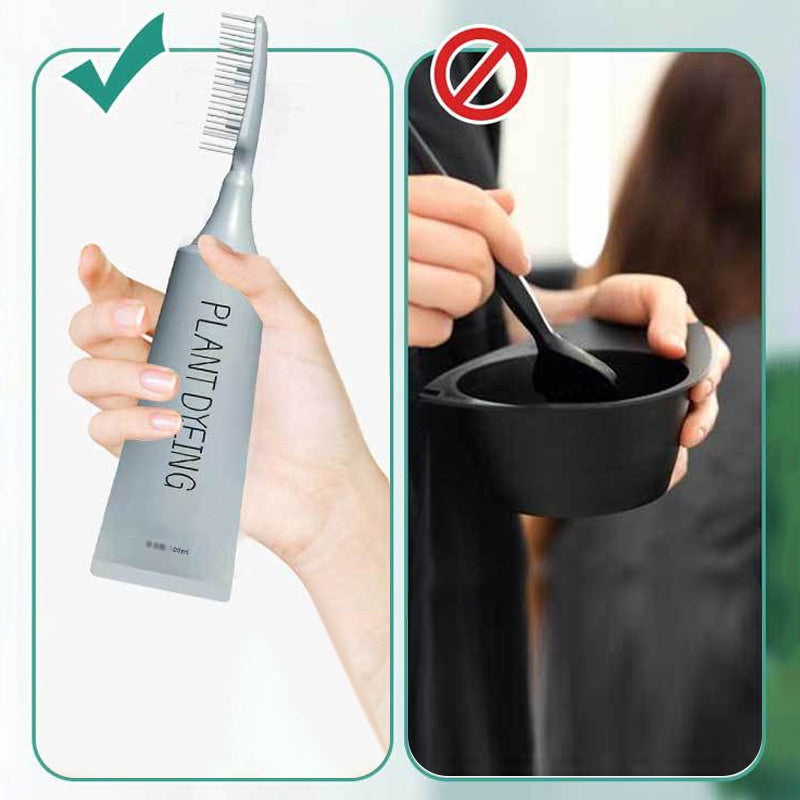 📢📢50% OFF !! ⏰Plant-Based Comb Hair Dye